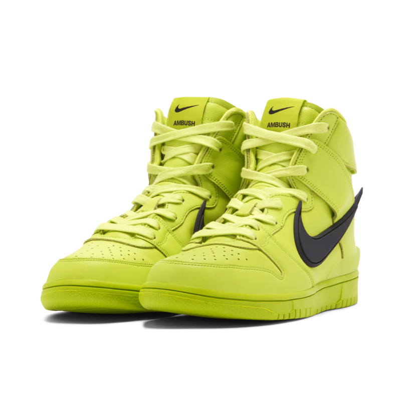 Nike Dunk High x AMBUSH Flash Lime CU7544-300