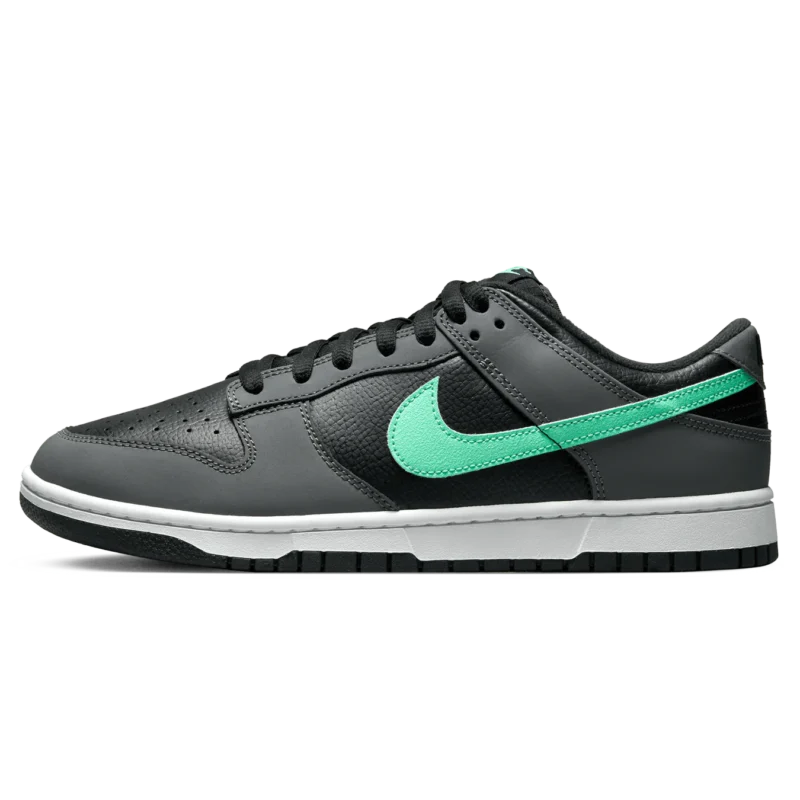 Nike Dunk Low Black Green Glow