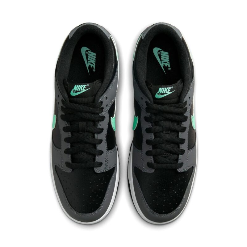 Nike Dunk Low Black Green Glow