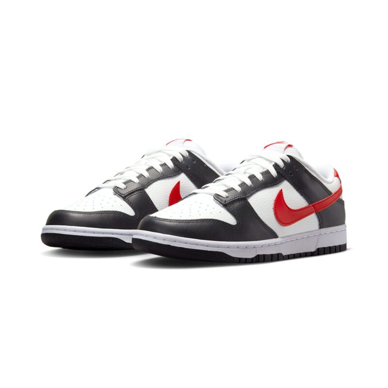 Nike Dunk Low Black White Red