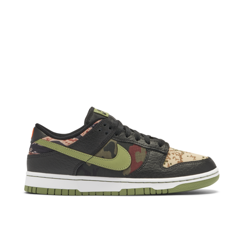 Nike Dunk Low Crazy Camo Oil Green DH0957-001