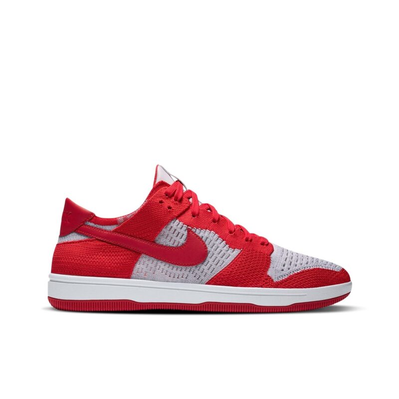 Nike Dunk Low Flyknit University Red Grey 917746-600