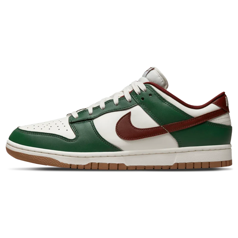 Nike Dunk Low Gorge Green Team Red