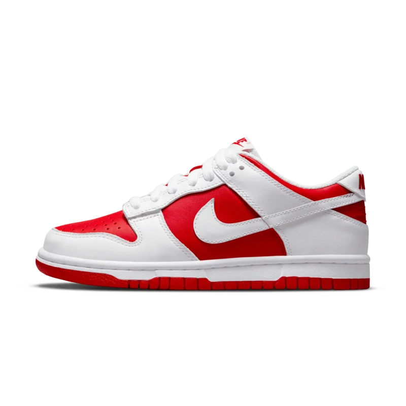 Nike Dunk Low Gs White University Red