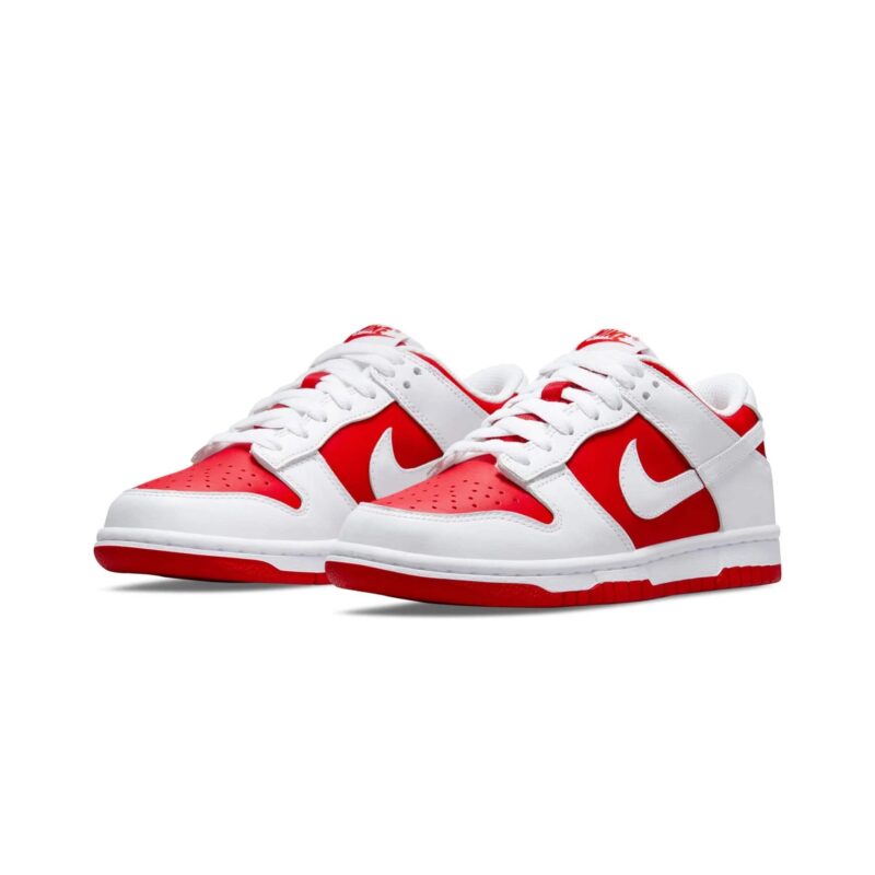 Nike Dunk Low Gs White University Red