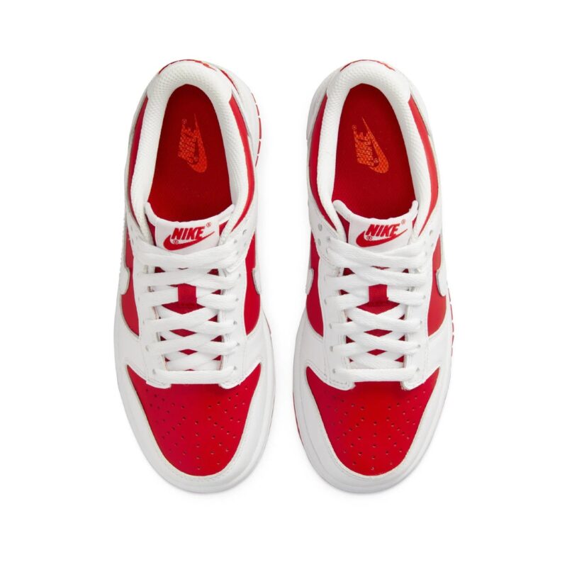 Nike Dunk Low Gs White University Red