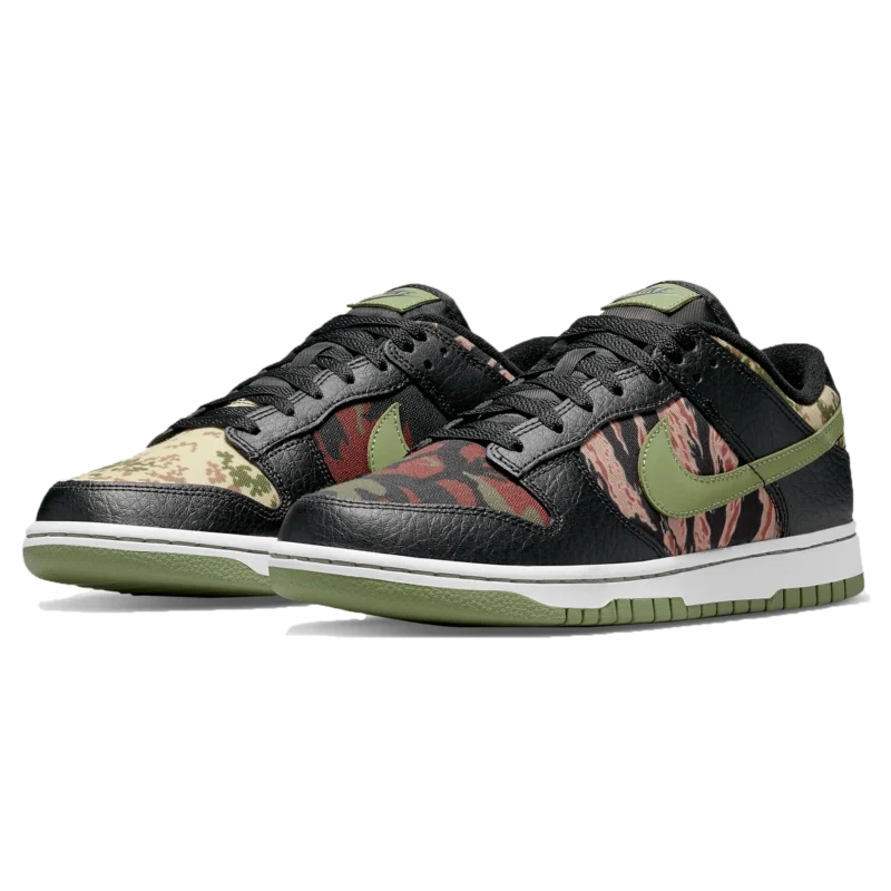 Nike Dunk Low Se Black Multi-Camo