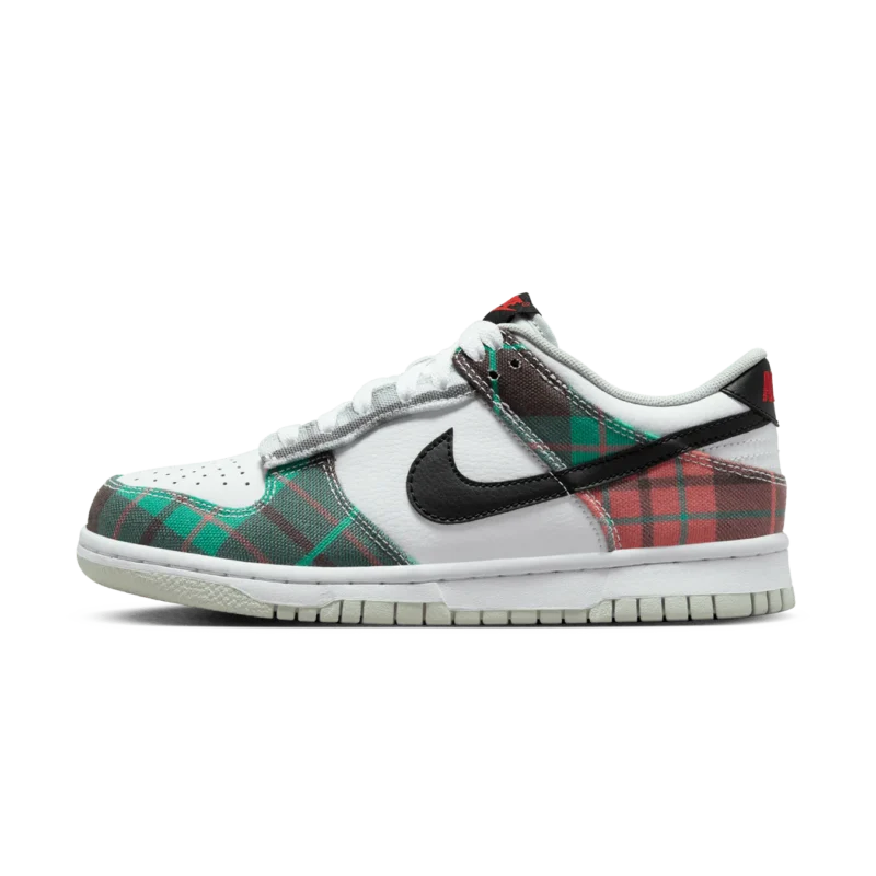 Nike Dunk Low Se Gs Tartan Plaid