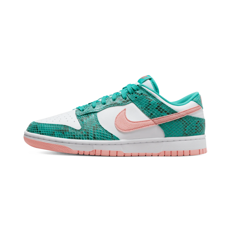 Nike Dunk Low Washed Teal Snakeskin