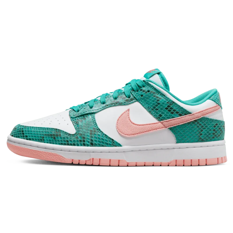 Nike Dunk Low Washed Teal Snakeskin