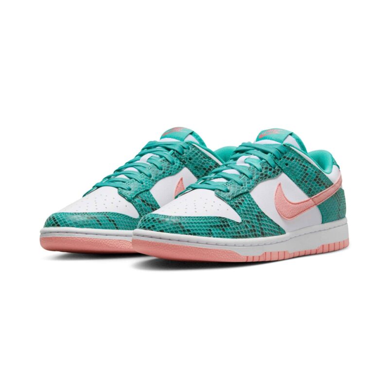 Nike Dunk Low Washed Teal Snakeskin