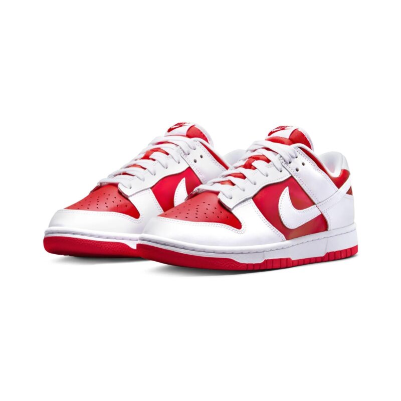 Nike Dunk Low White University Red