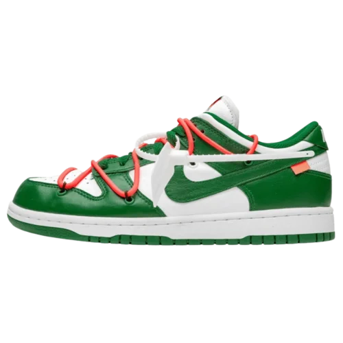 Off-White X Nike Dunk Low Pine Green