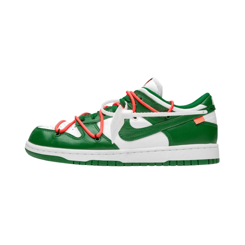 Off-White X Nike Dunk Low Pine Green