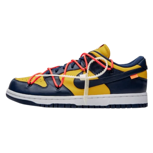 Off-White X Nike Dunk Low University Gold