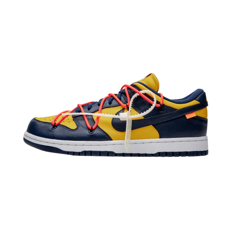 Off-White X Nike Dunk Low University Gold