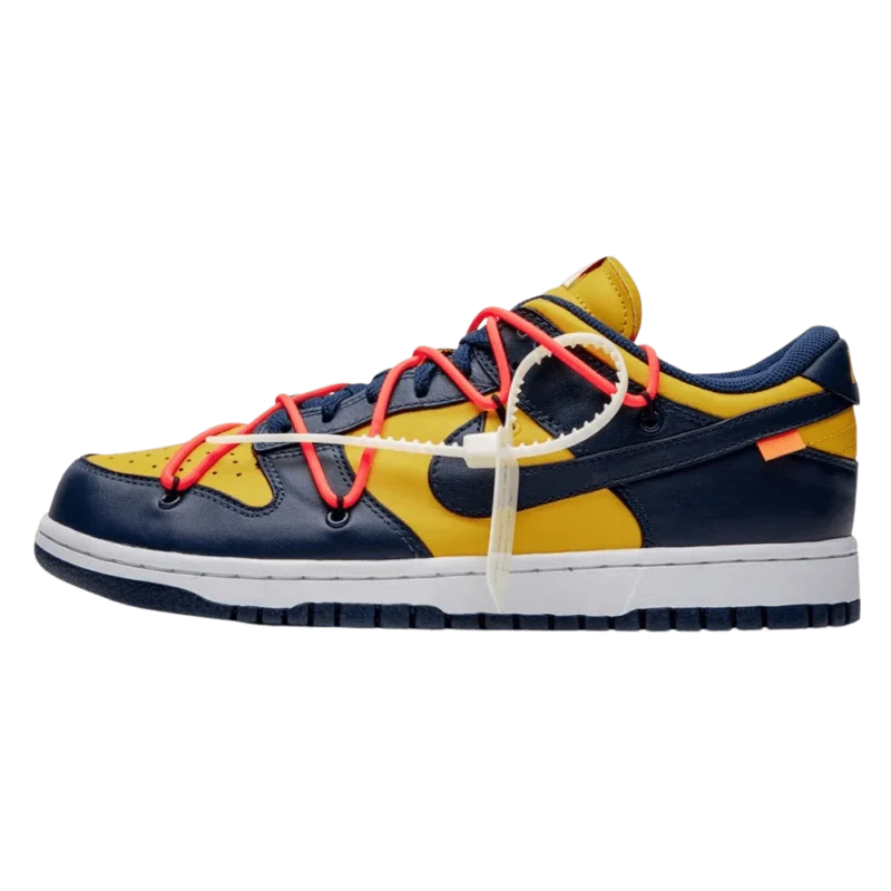 Off-White X Nike Dunk Low University Gold