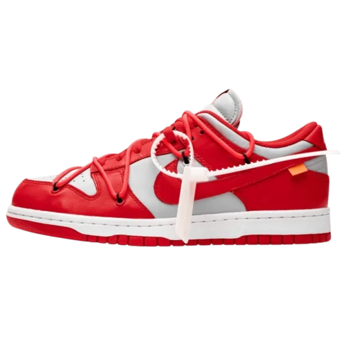 Off-White X Nike Dunk Low University Red