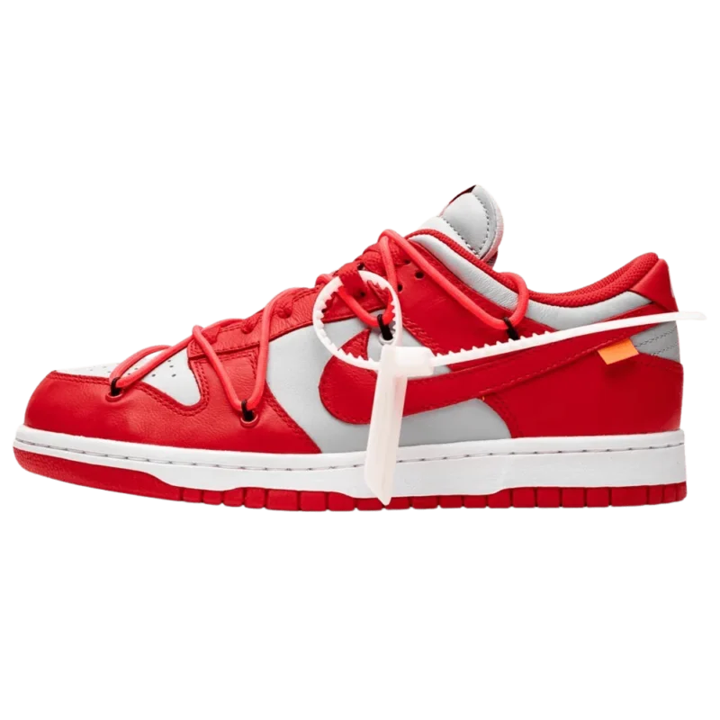 Off-White X Nike Dunk Low University Red