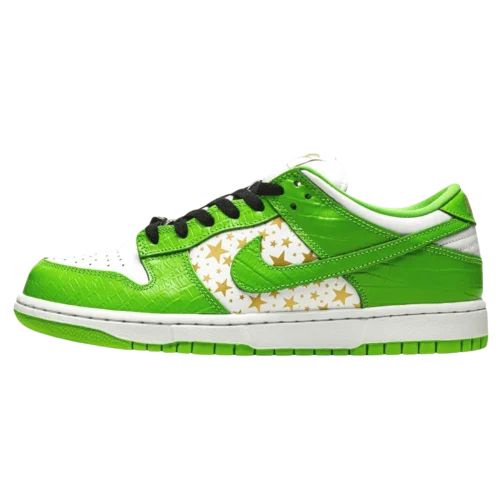 Supreme X Nike Dunk Low Og Sb Qs Mean Green