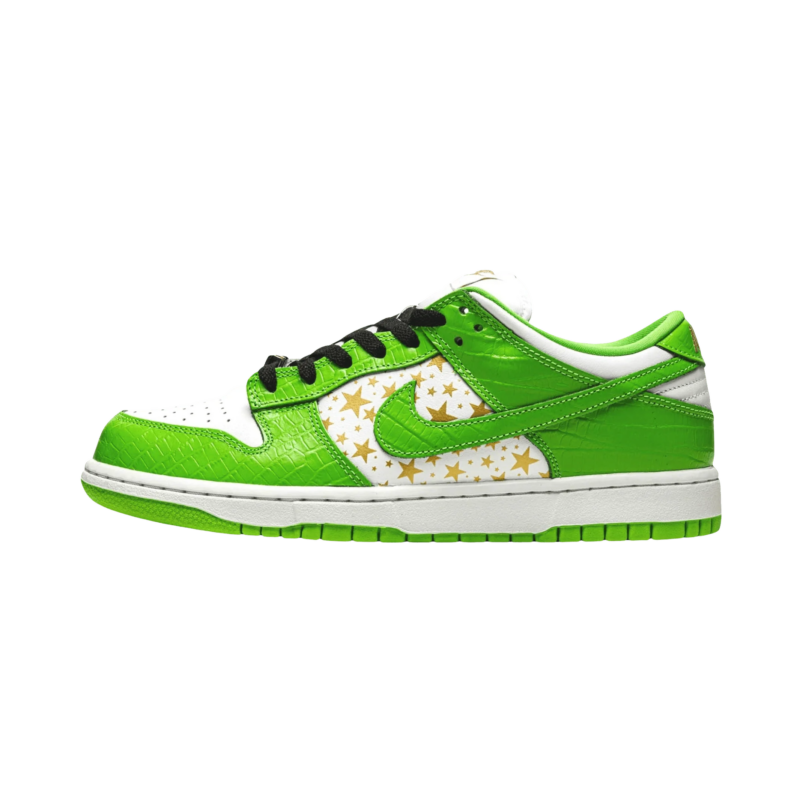 Supreme X Nike Dunk Low Og Sb Qs Mean Green