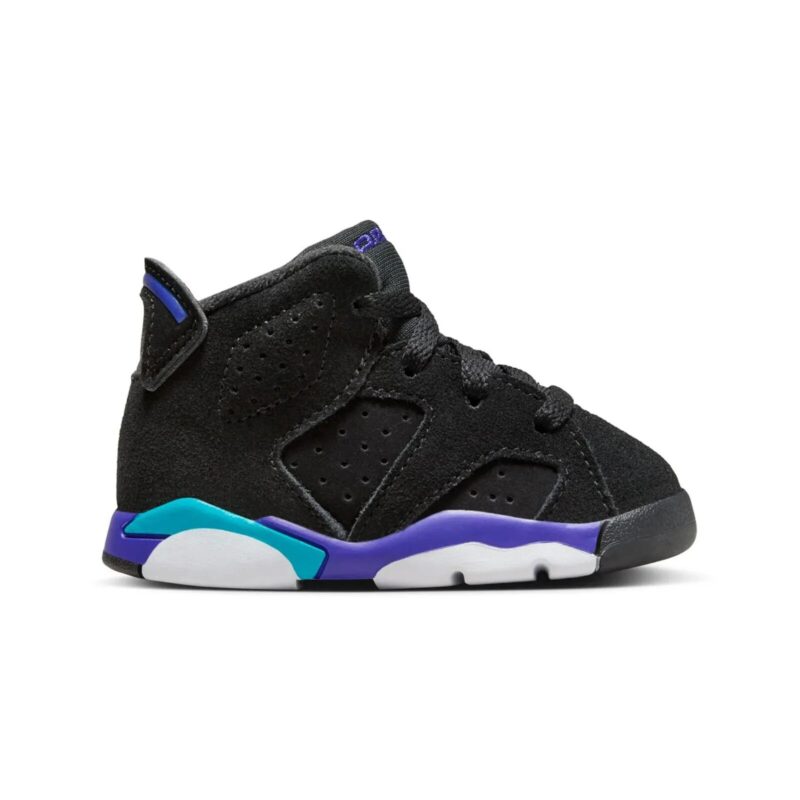 Toddlerjordan 6 Retro Aqua Black/Bright Concord-Aquatone (Dv3606 004)