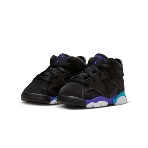 Toddlerjordan 6 Retro Aqua Black/Bright Concord-Aquatone (Dv3606 004)