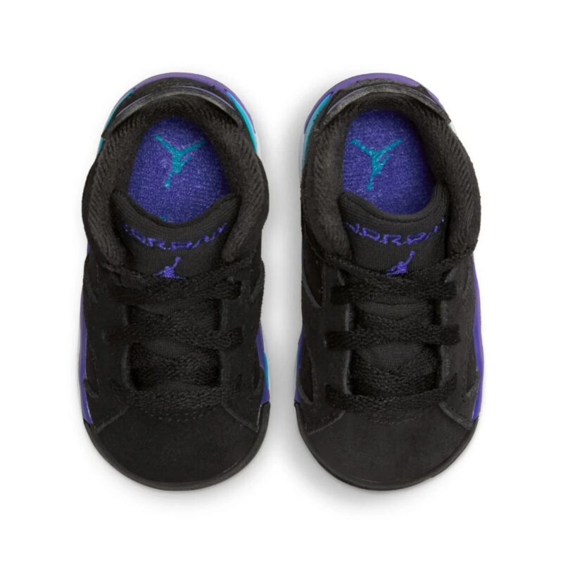 Toddlerjordan 6 Retro Aqua Black/Bright Concord-Aquatone (Dv3606 004)