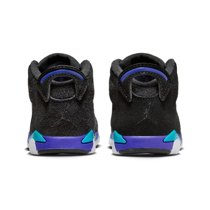 Toddlerjordan 6 Retro Aqua Black/Bright Concord-Aquatone (Dv3606 004)