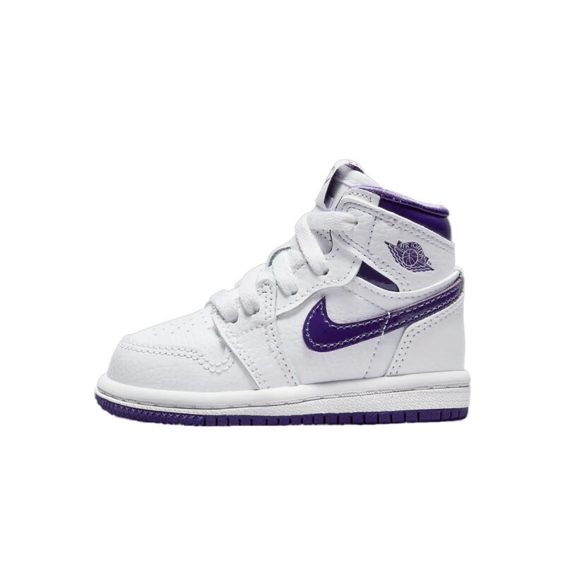 Toddlers Jordan 1 High Og Court Purple White/Court Purple (Cu0450 151)