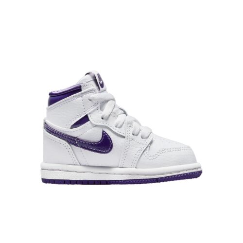 Toddlers Jordan 1 High Og Court Purple White/Court Purple (Cu0450 151)