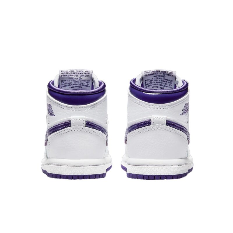 Toddlers Jordan 1 High Og Court Purple White/Court Purple (Cu0450 151)