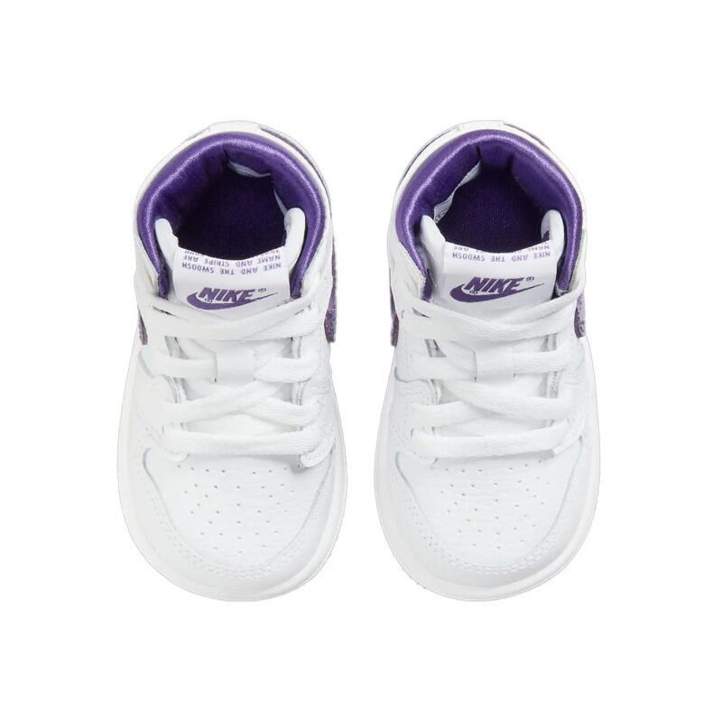 Toddlers Jordan 1 High Og Court Purple White/Court Purple (Cu0450 151)