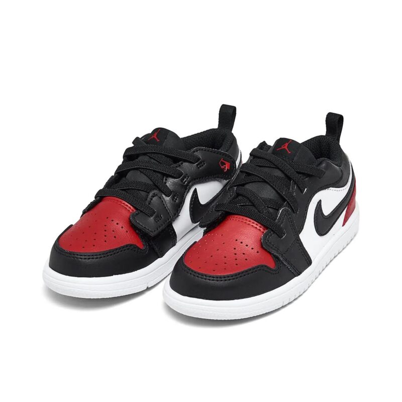 Toddlers Jordan 1 Low Alt White/Black-Varsity Red-White (Dr9747 161)