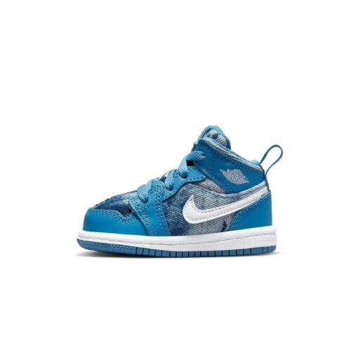 Toddlers Jordan 1 Mid Dutch Blue/White (Dm8950 400)