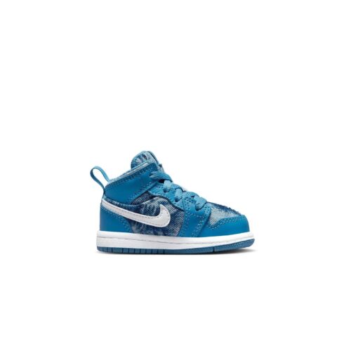 Toddlers Jordan 1 Mid Dutch Blue/White (Dm8950 400)