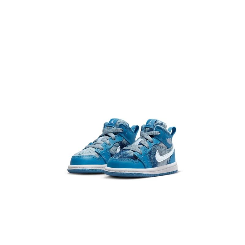 Toddlers Jordan 1 Mid Dutch Blue/White (Dm8950 400)