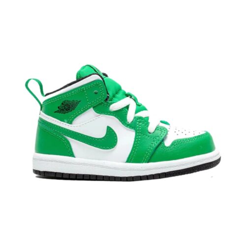 Toddlers Jordan 1 Mid Lucky Green/Black-White (Dq8425 301)