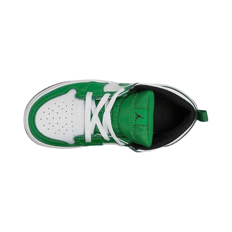 Toddlers Jordan 1 Mid Lucky Green/Black-White (Dq8425 301)