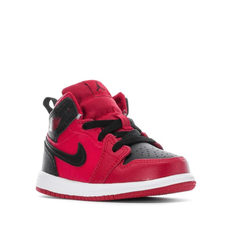 Toddlers Jordan 1 Mid Reverse Bred Gym Red/Black-White (640735 660)