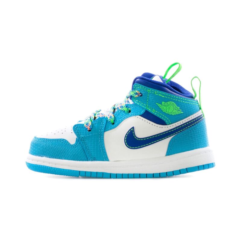 Toddlers Jordan 1 Mid Se Dk Powder Blue/Racer Blue (Da8013 400)