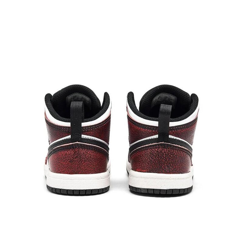 Toddlers Jordan 1 Mid Se Wear-Away Chicago Blk/Ifr 23-Wht-Sail (Fb0566 006)