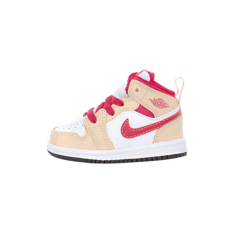 Toddlers Jordan 1 Mid White Onyx/Light Curry-White (640735 201)