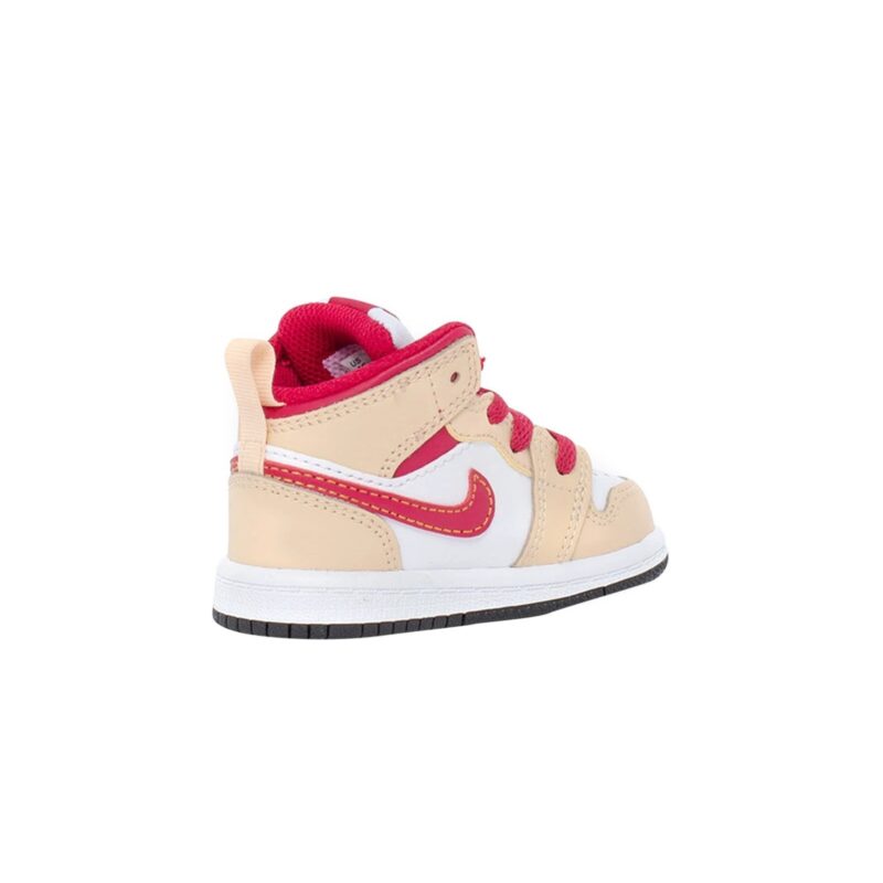 Toddlers Jordan 1 Mid White Onyx/Light Curry-White (640735 201)