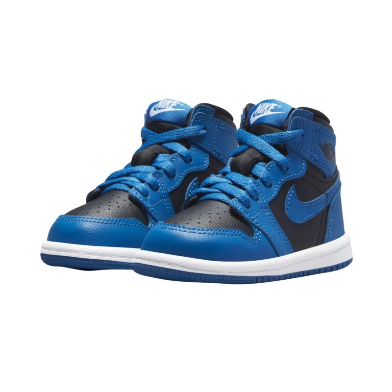 Toddlers Jordan 1 Retro High Og Dk Marina Blue/Black-White (Aq2665 404)