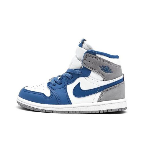 Toddlers Jordan 1 Retro High Og True Blue/White-Cement Grey (Fd1413 410)