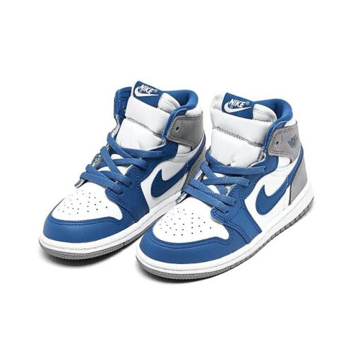 Toddlers Jordan 1 Retro High Og True Blue/White-Cement Grey (Fd1413 410)