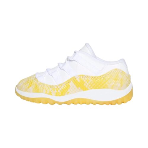 Toddlers Jordan 11 Retro Low White/Tour Yellow (645107 107)