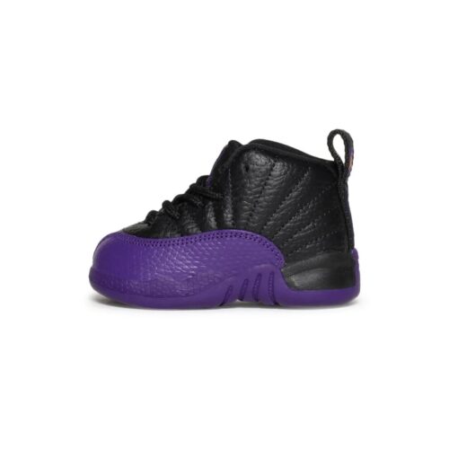 Toddlers Jordan 12 Retro Black/Field Purple (850000 057)