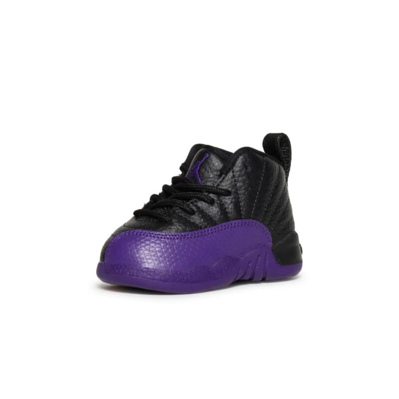 Toddlers Jordan 12 Retro Black/Field Purple (850000 057)